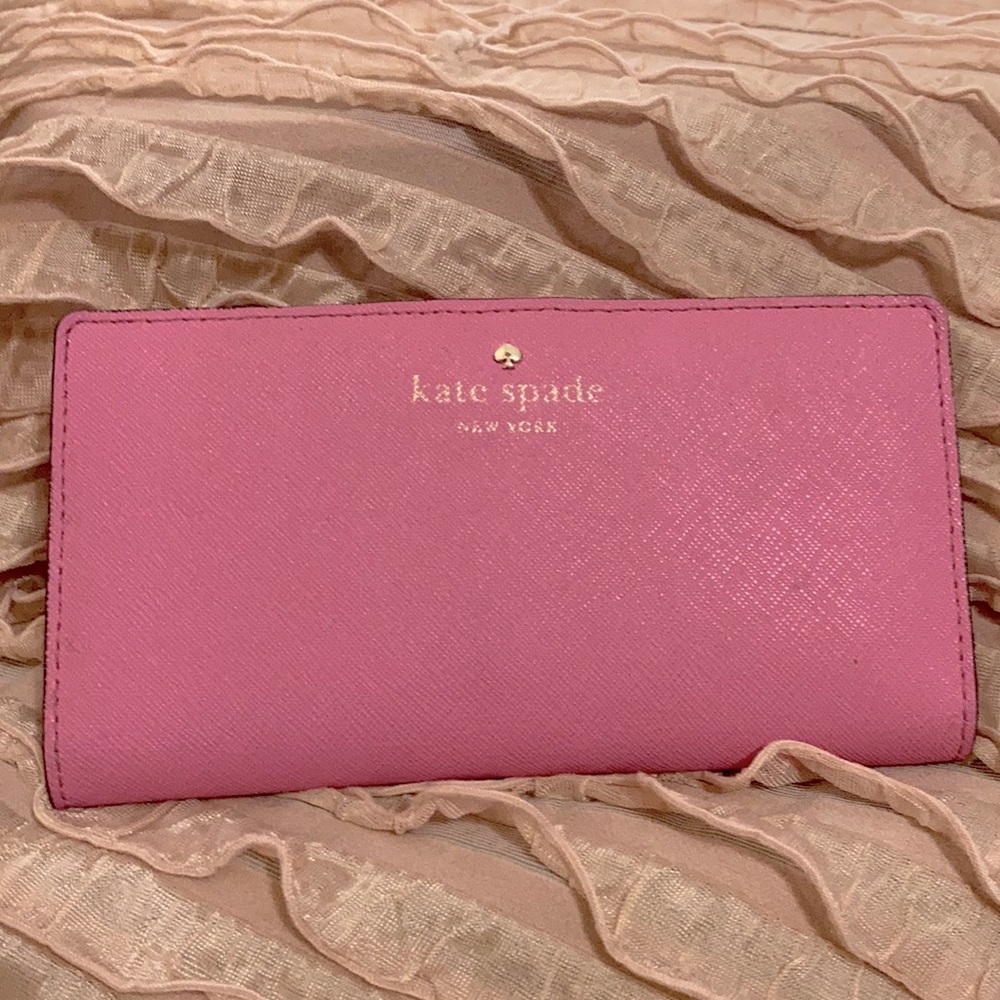 Pink Kate spade wallet
